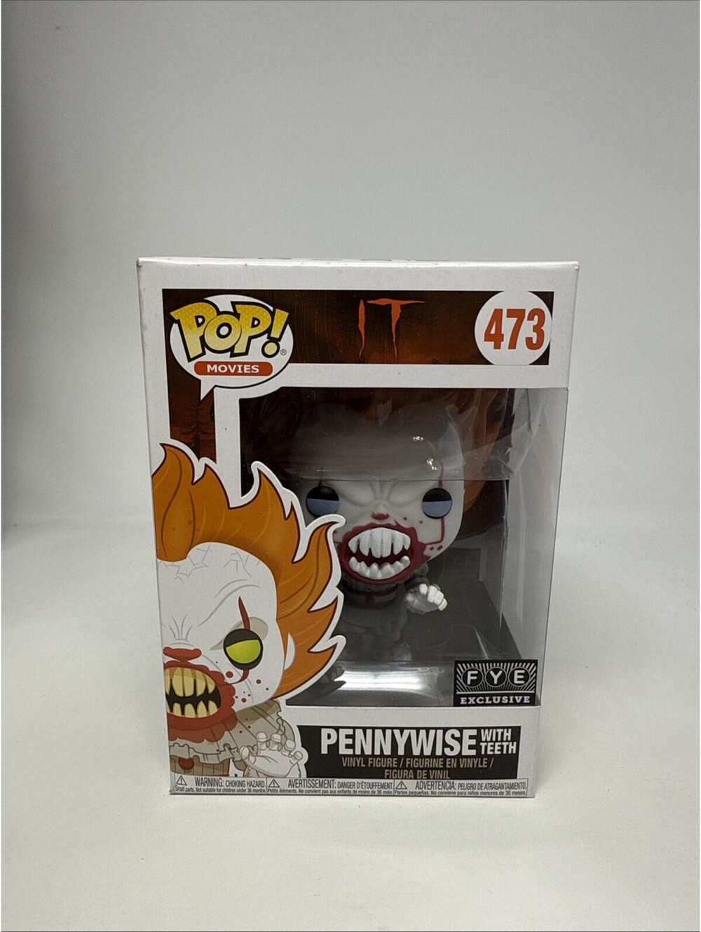 Funko Pop! Vinyl: It - Pennywise (w/ teeth) - FYE (Exclusive) #473